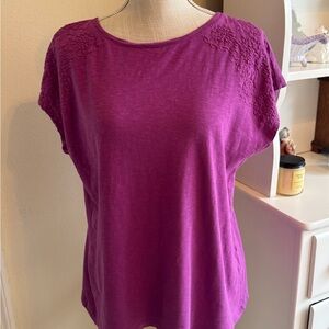 Talbots Violet Tee